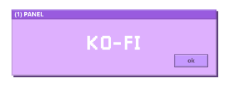 Ko-Fi Panel from Cute Retro Windows Panels Theme.